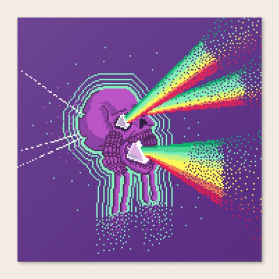 Pixedelic Canvas Print