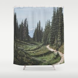 Mountain Trail Shower Curtain