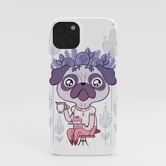 Tea Time for Pug iPhone Case