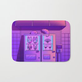 Neon Vending Machines Bath Mat