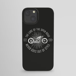 The lure of the open road never goes out of style iPhone Case