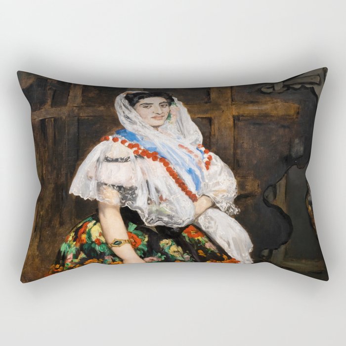 Edouard Manet - Lola de Valence Rectangular Pillow
