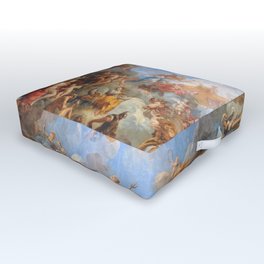 Fresco in the Palace of Versailles Outdoor Floor Cushion
