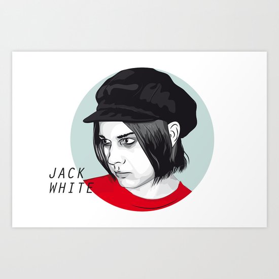JACK WHITE Art Print