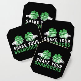 Shake Your Shamrocks St Patrick's Day Coaster