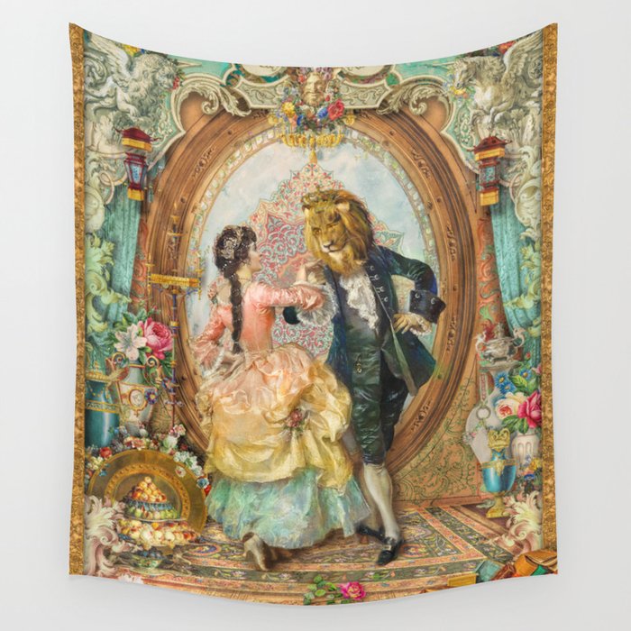 Beauty and the beast tapestry 2025