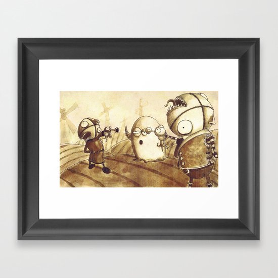 Duel Framed Art Print