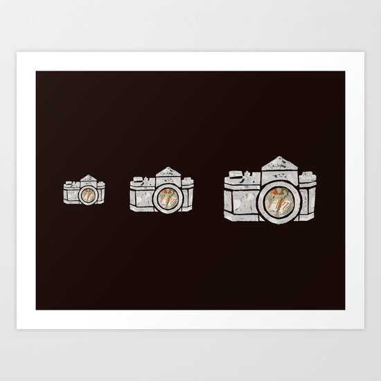 White Camera Art Print