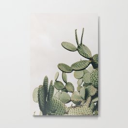 Cactus on blue sky #society6 #decor #buyart Metal Print | Curated, Color, Digital, Cacti, Nopal, Photo, Plant, Natural, Succulent, Mexico 