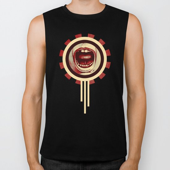 Red Noise Biker Tank