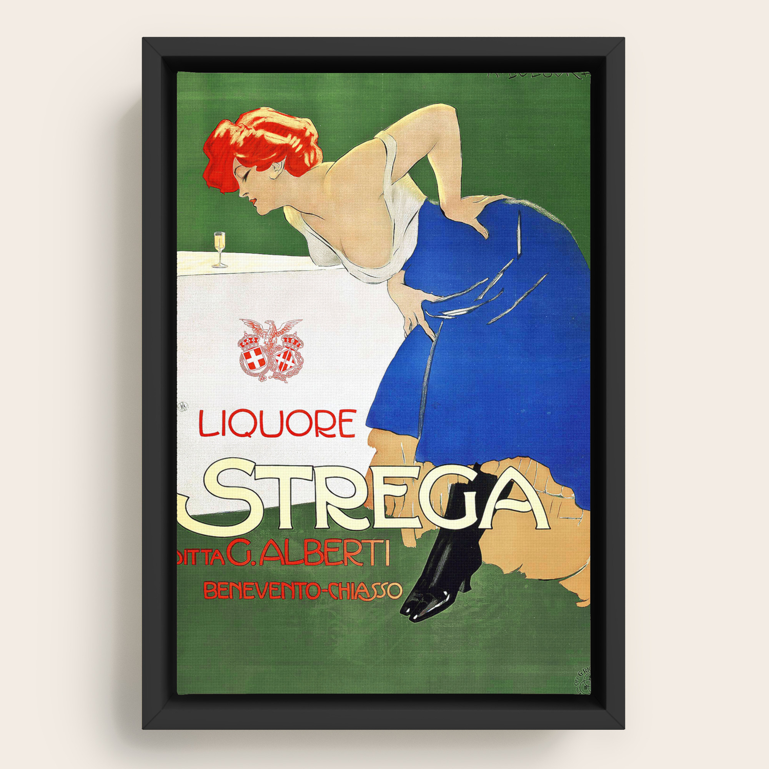 Пару постеров старой рекламы алкоголя. Ликер Strega Пару постеров старой рекламы алкоголя. Ликер Strega История,Алкоголь,Ликеры,Реклама