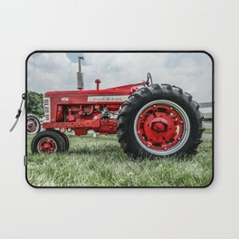 Vintage IH Farmall 450 Side View Red Tractor Laptop Sleeve