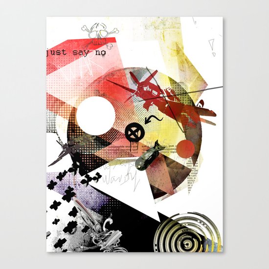 Just Say No (To War) Canvas Print