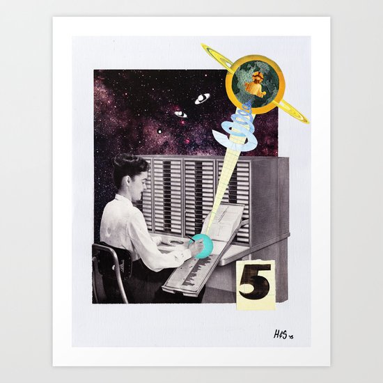 Faith or Reason No. 5: The Creationist Multiverse Index Art Print