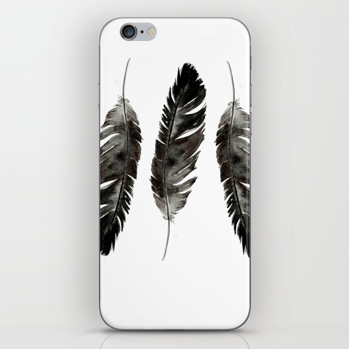 Three feathers iPhone Skin