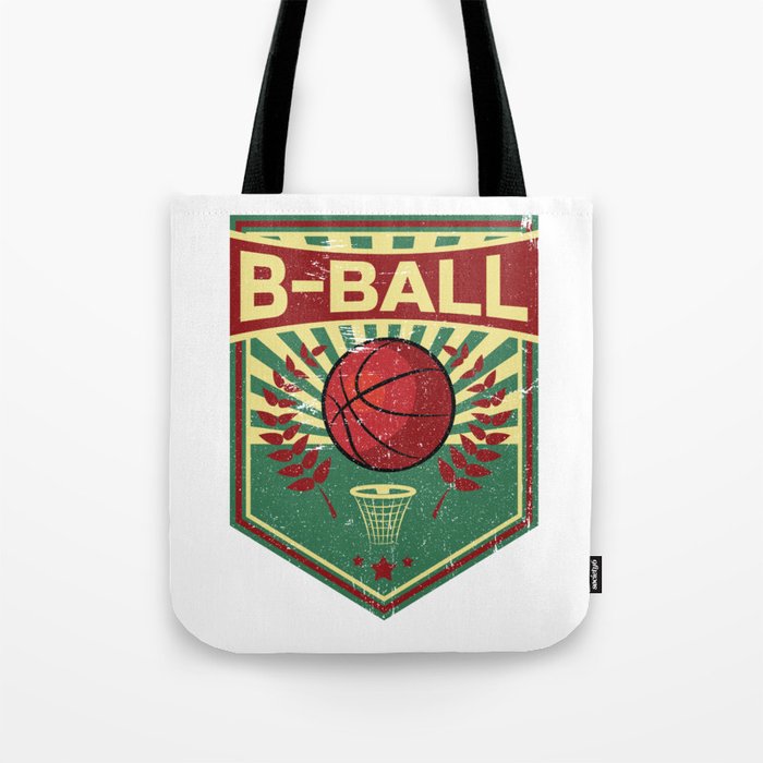 Basketball Propaganda B Ball Team Sports Tote Bag By Anziehend