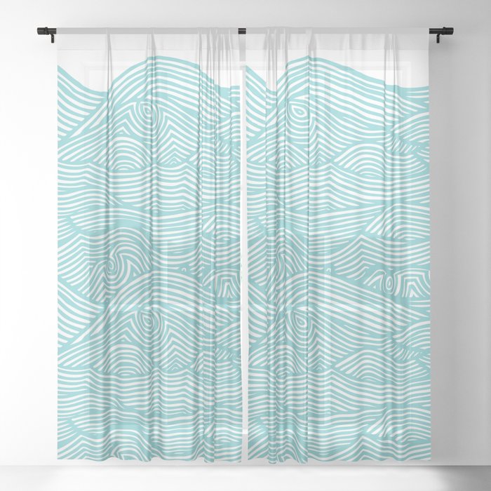 Waves Sheer Curtain