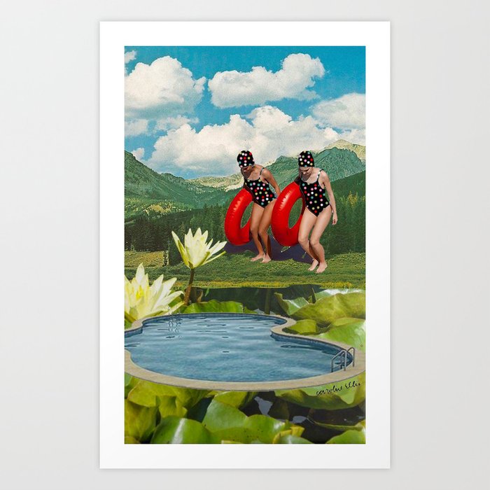 Dive In 3 Art Print