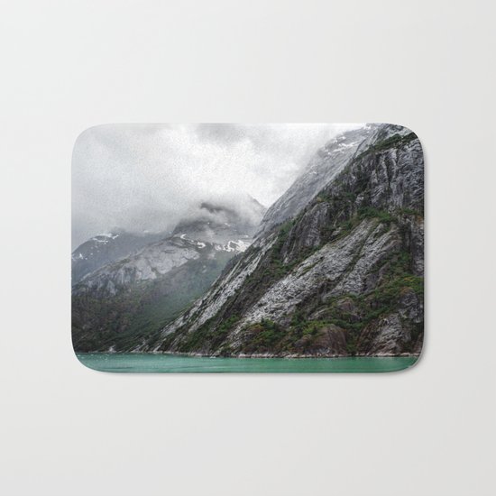 Gray Stone Mountain Bath Mat