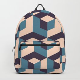 Abstract Geometric Cubes Backpack