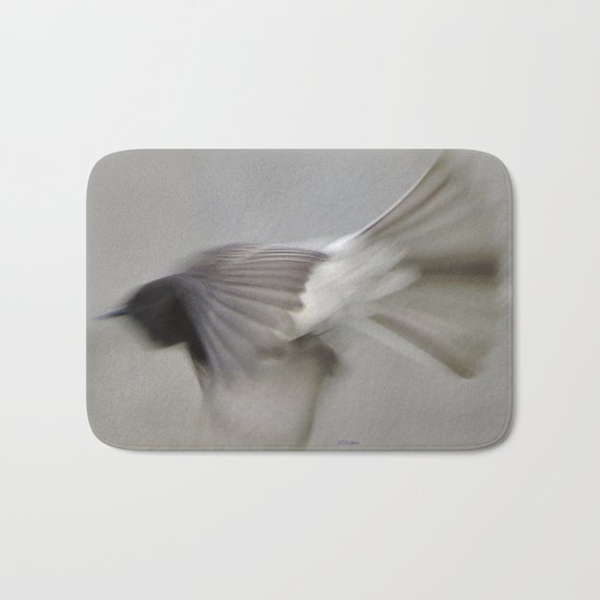 TEXTURES: Flycatcher on the Fly Bath Mat