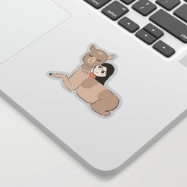 alpaca friend Sticker