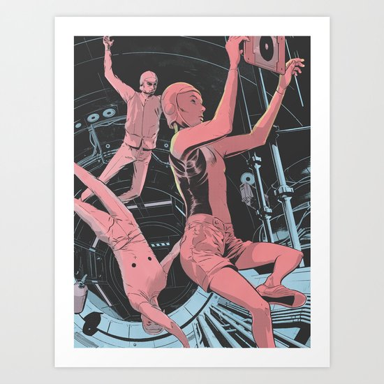 Space station Art Print