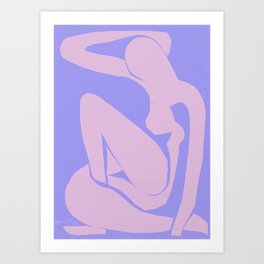 The Blue Nude at Dusk by Henri Matisse Art Print