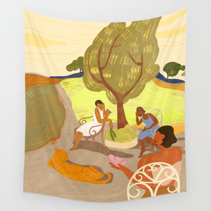 Gossip Session Wall Tapestry