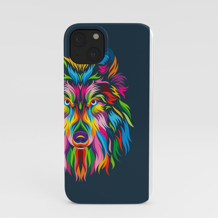 Full Color Wolf iPhone Case