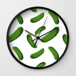 pickles pattern Wall Clock