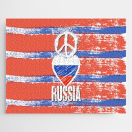 Peace, Love, Russia Jigsaw Puzzle