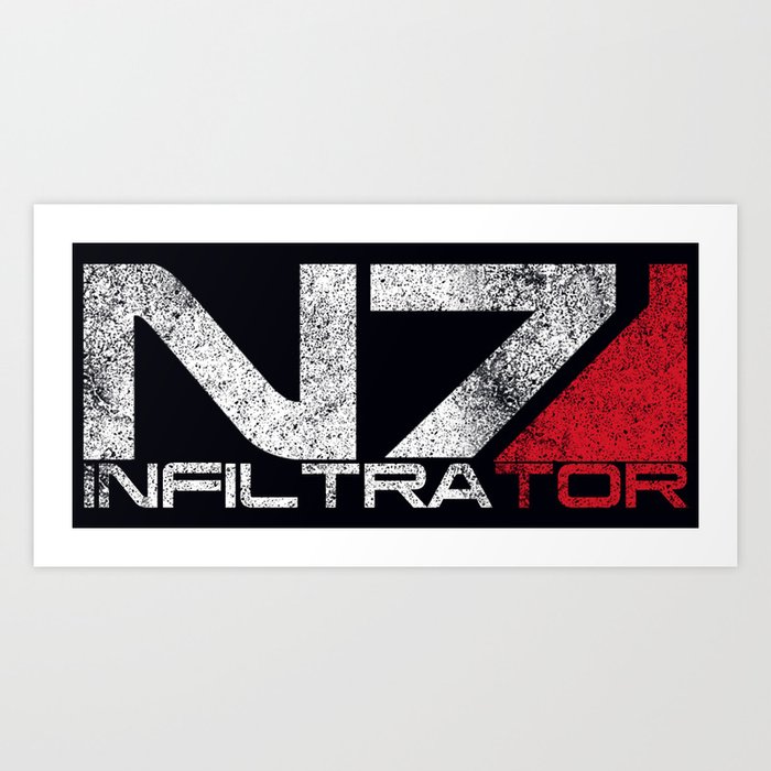 N7 Infiltrator Art Print