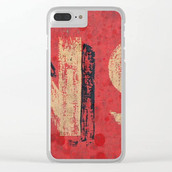 No non Red Clear iPhone Case
