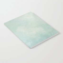 Blue gray watercolor background Notebook