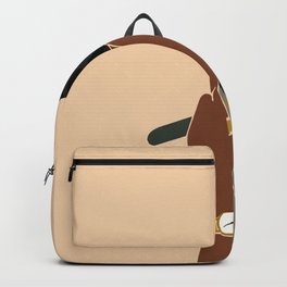 Waves Backpack | Simple, Minimalist, Hairstyles, Beard, Blackman, Watch, Jewelry, Abstract, Popart, Hair 