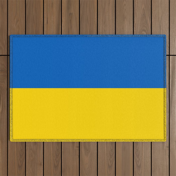 Ukrainian flag of Ukraine Outdoor Rug
