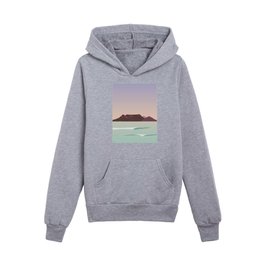 Table Mountain, Cape Town, South Africa Kids Pullover Hoodies