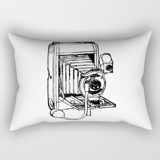 Camera. Rectangular Pillow