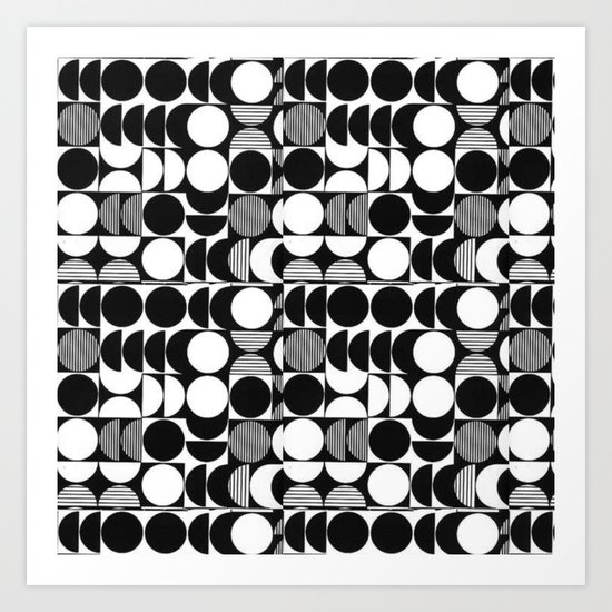 pattern motif 7 Art Print