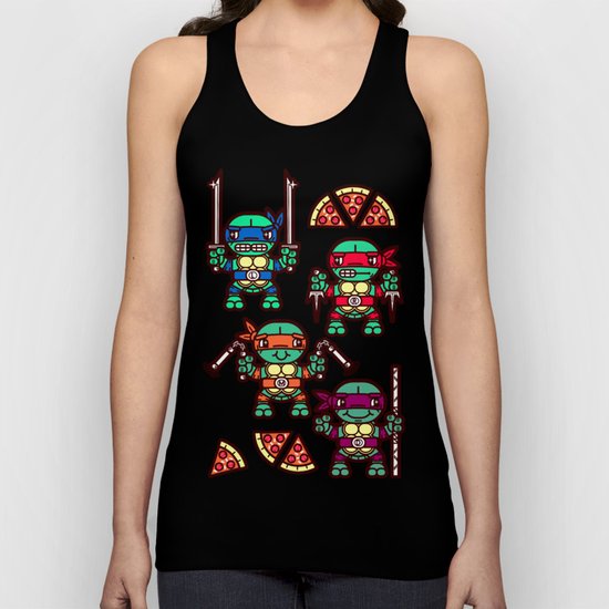 Teenage Mutant Ninja Turtles Pizza Party Unisex Tank Top
