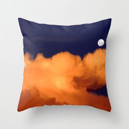 Clouds Above Throw Pillow