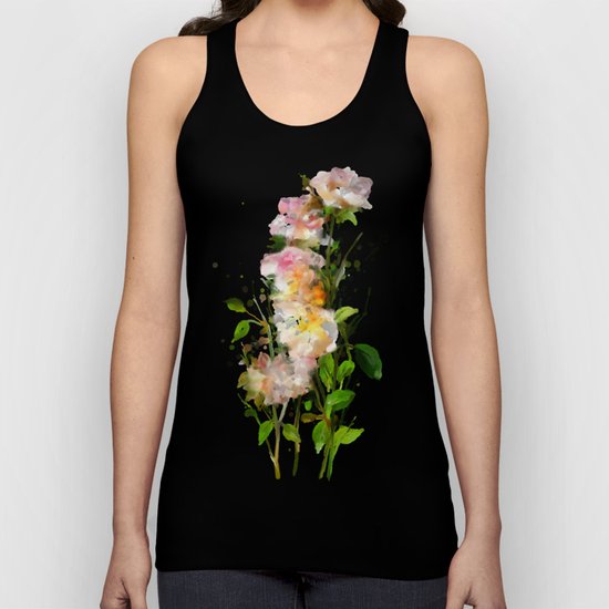 Wild roses, watencolors Unisex Tank Top