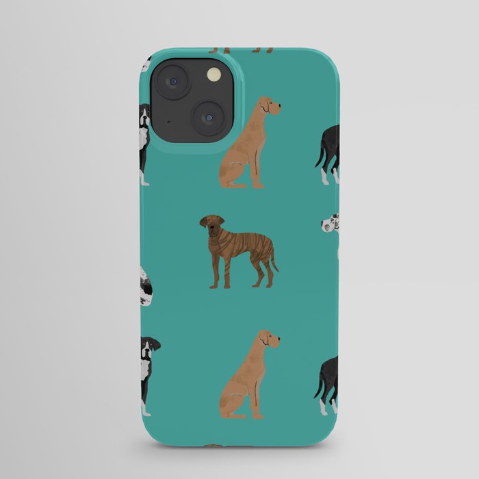 Great Danes mixed coats dog breed must have pure breed lovers iPhone Case