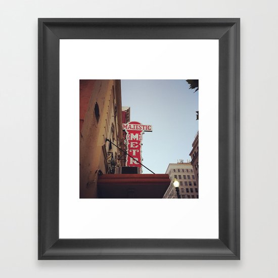 The Majestic Metro Framed Art Print