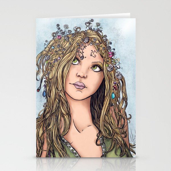 "Shaylee" Spring Faerie Stationery Cards