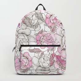 Silver peony dreams Backpack