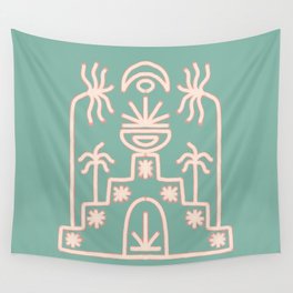 Feel Teal No. 6 Wall Tapestry