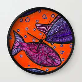 FISH3 Wall Clock
