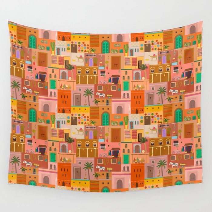 Marrakesh: The Red City Wall Tapestry